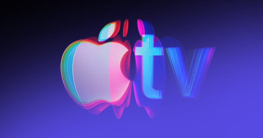 Still image of the new Apple TV ident animation
