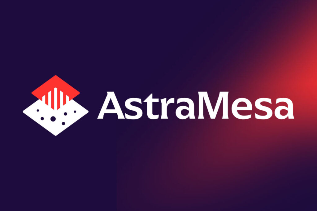 AstraMesa logo on a dark background