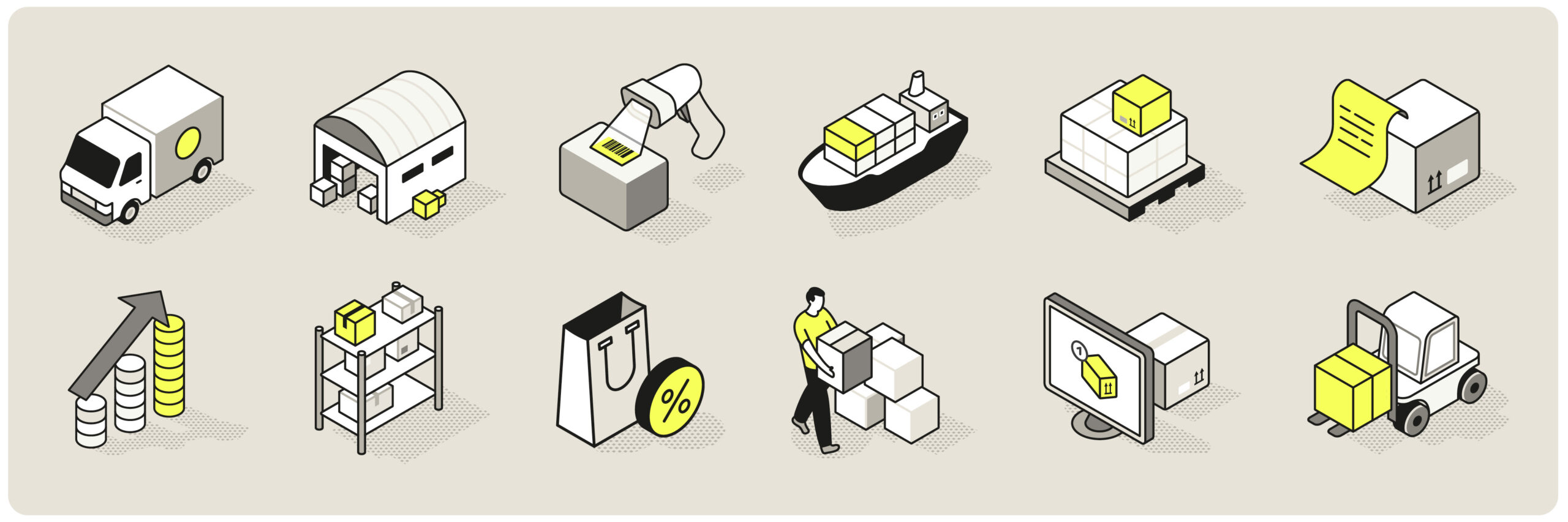Branded logo set from the TSP Fulfilment website